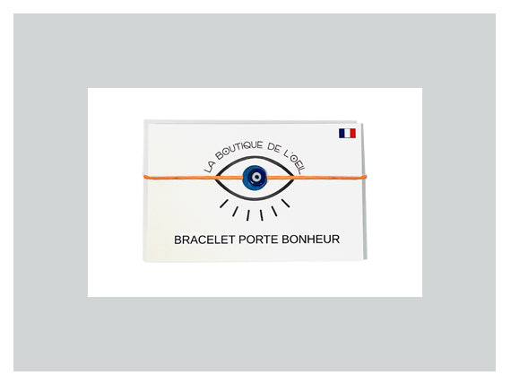 Bracelet oeil LIZA orange
