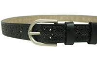 Ceinture en cuir ajouré