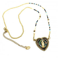 Collier LISA (coeur & vierge)