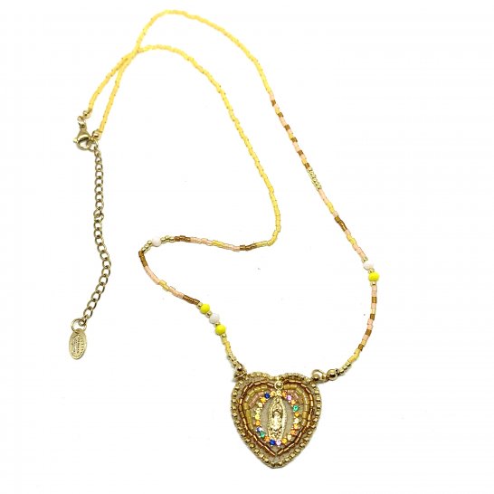 Collier LISA (coeur & vierge)