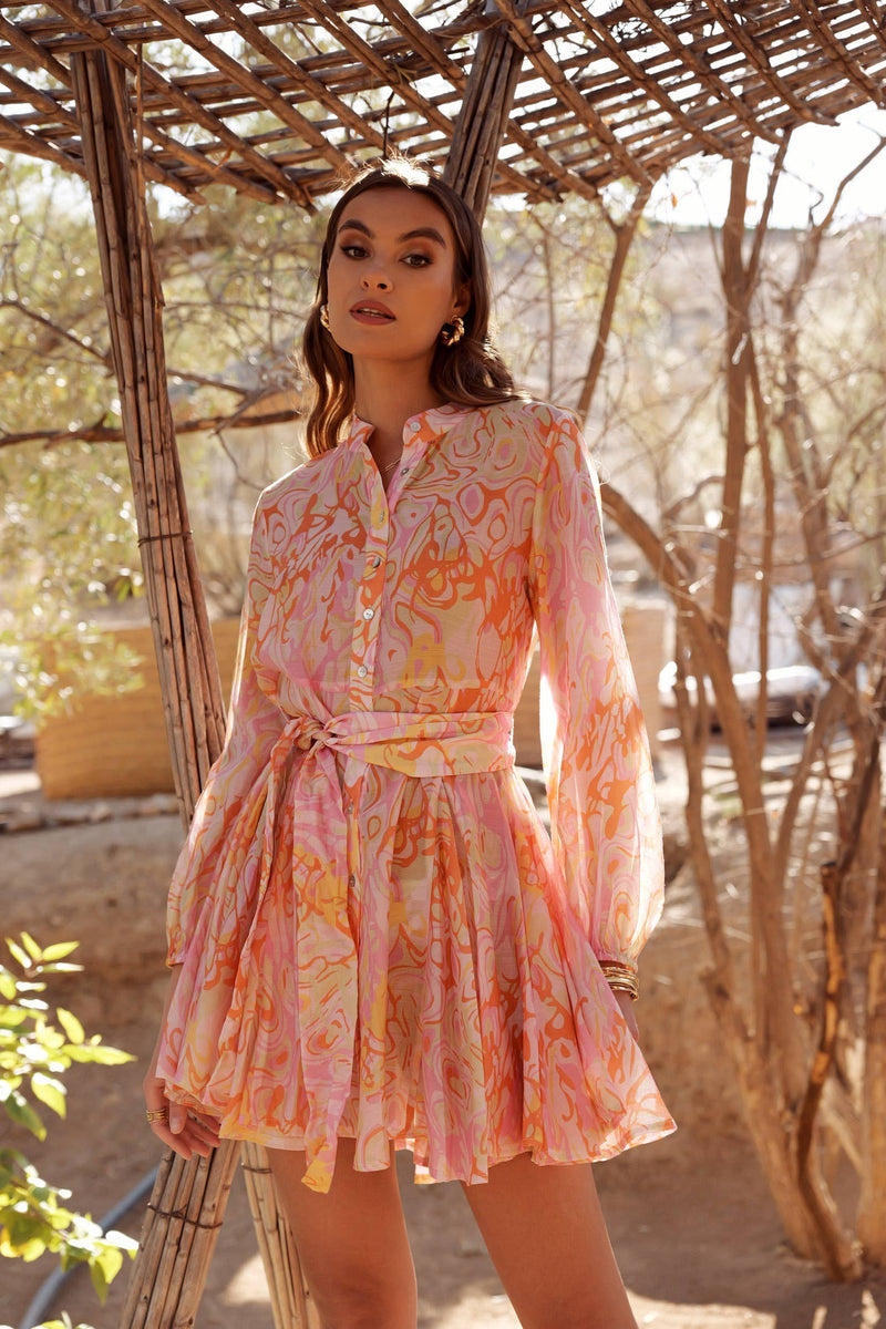 Robe patineuse Sonia tencel & soie - CHOKLATE PARIS