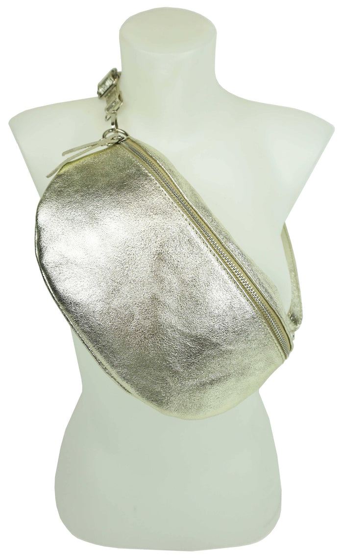 Sac banane en cuir Léana