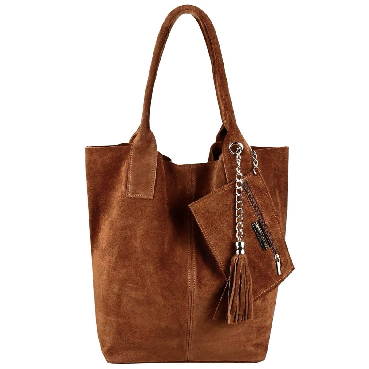 Sac en cuir suédé véritable