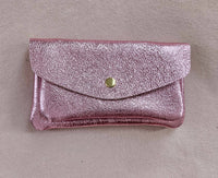 Porte monnaie cuir double poches