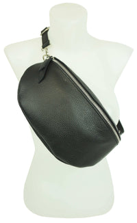 Sac banane en cuir Léana