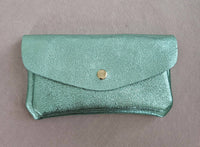 Porte monnaie cuir double poches
