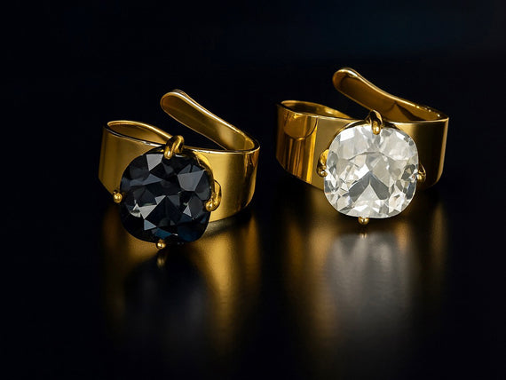 Bague Elizio dorée - NOA KIS