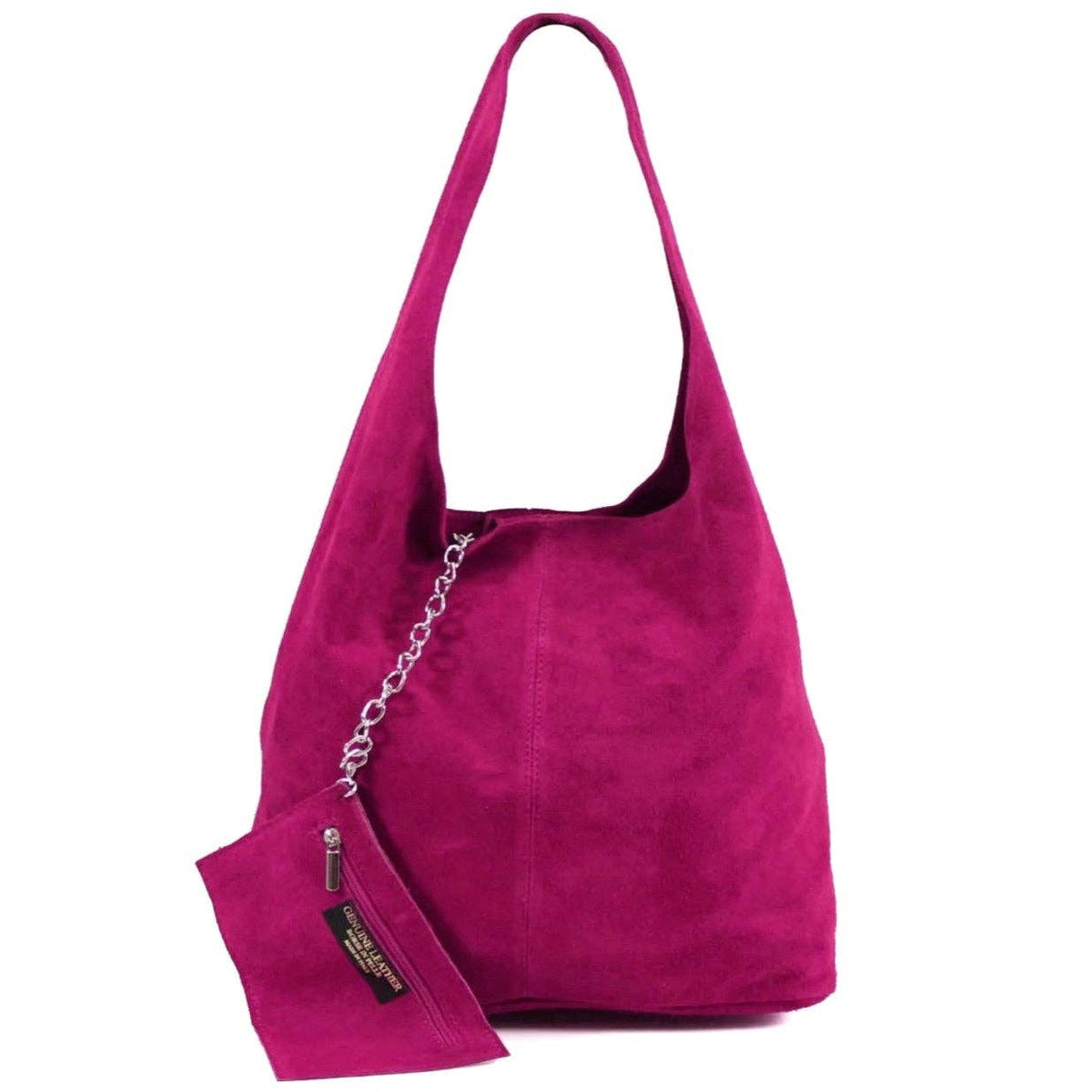 Sac à bandoulière et porte monnaie en daim