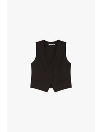 Gilet de tailleur sans manche Chocolat - PLEASE