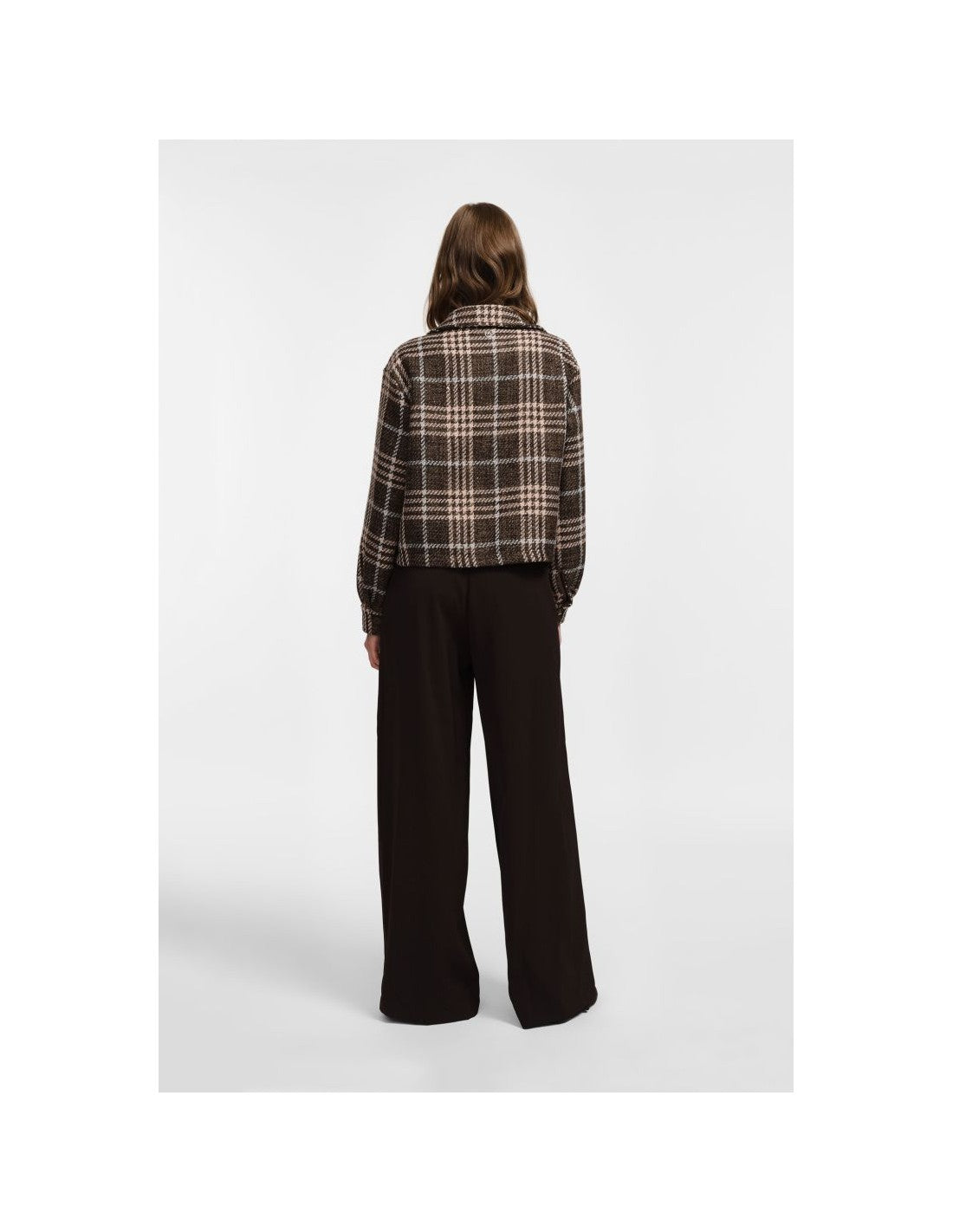 Pantalon pinces Chocolat - PLEASE