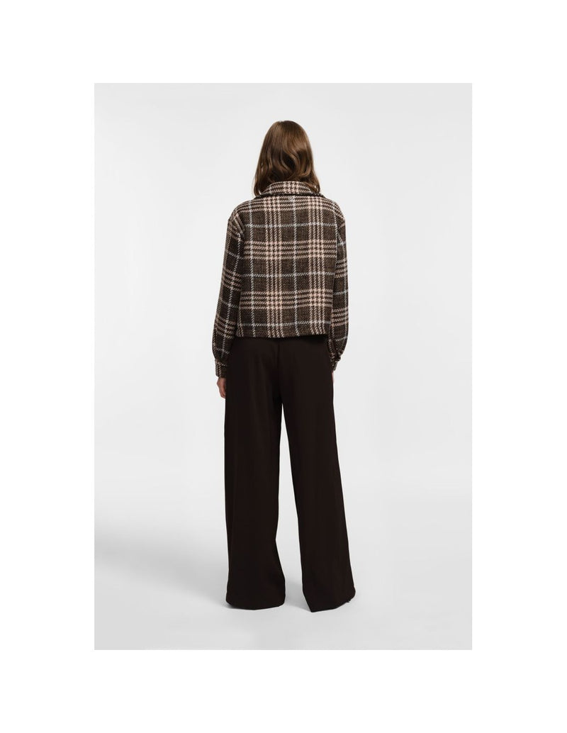 Pantalon pinces Chocolat - PLEASE