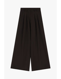 Pantalon pinces Chocolat - PLEASE