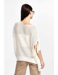 Pull sans manche crochet PLEASE