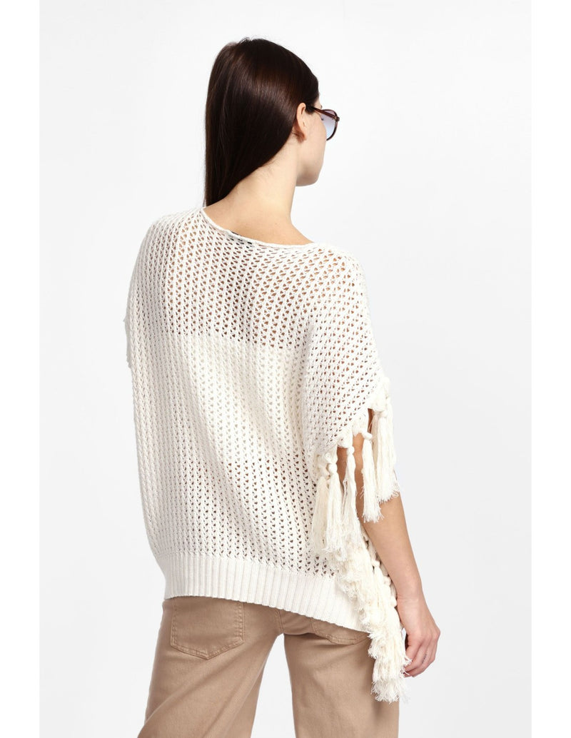 Pull sans manche crochet PLEASE
