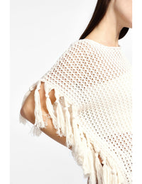 Pull sans manche crochet PLEASE
