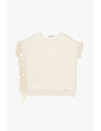Pull sans manche crochet PLEASE