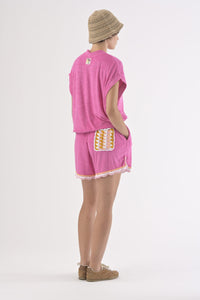 Short éponge fuchsia Ruben - ORFEO
