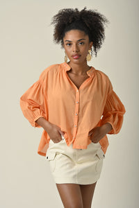 Blouse Daniele orange - Orféo