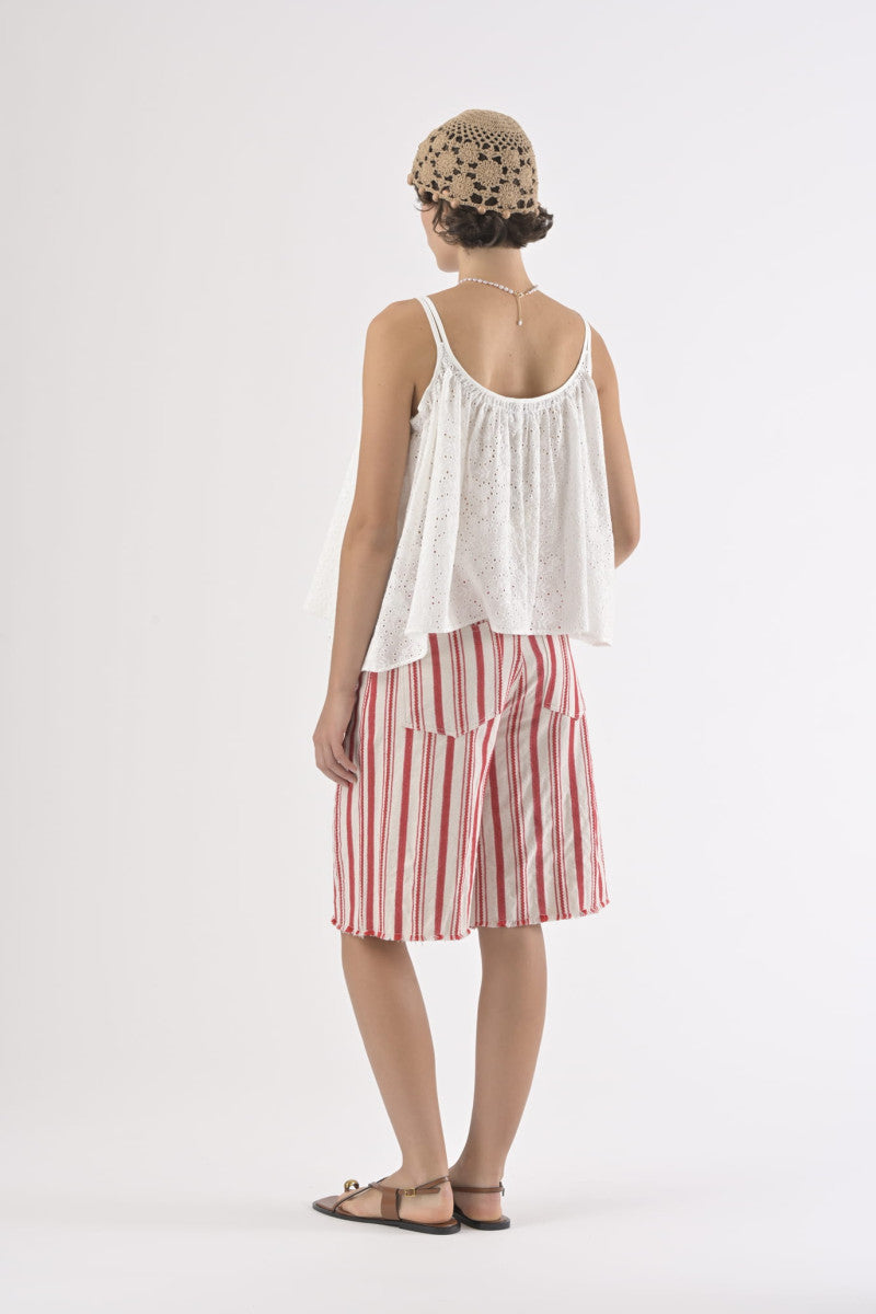 Top Nael broderie anglaise blanc - ORFEO